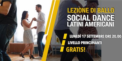 LEZIONE DI BALLO GRATIS - SOCIAL DANCE PRINCIPIANTI (Latini Americani) LEZIONE DI BALLO GRATIS - SOCIAL DANCE PRINCIPIANTI (Latini Americani)