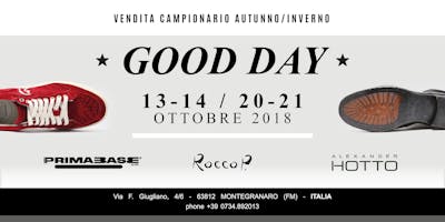 ✰ Good Day ✰ Vendita campionario A/I 18 ✰ Good Day ✰ Vendita campionario A/I 18