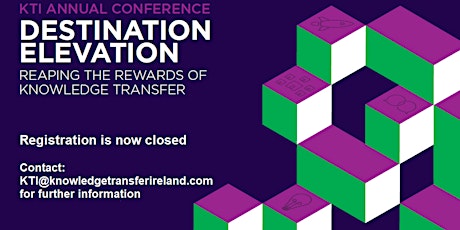 Knowledge Transfer Ireland Conference 2018 primary image