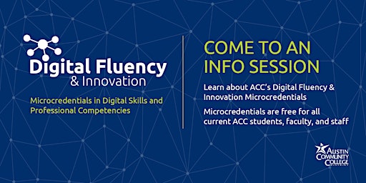 Digital Fluency & Innovation at ACC Microcredential Info Session primary image