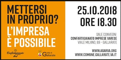 METTERSI IN PROPRIO? L'impresa è possibile METTERSI IN PROPRIO? L'impresa è possibile
