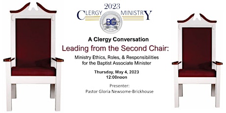 Clergy Conversations - Leading From The Second Chair