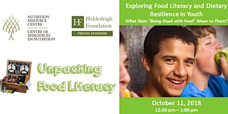 NRC Webinar: Exploring Food Literacy and Dietary Resilience in Youth primary image