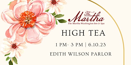 High Tea At The Martha