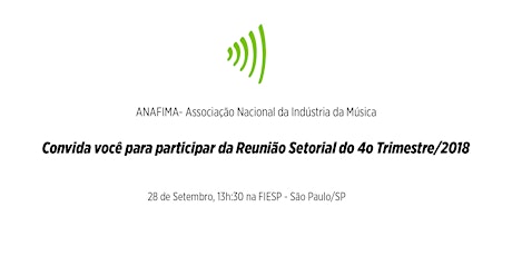 Imagem principal do evento Reunião setorial ANAFIMA  | 4o Trimestre/2018