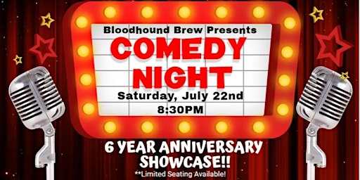 BLOODHOUND BREW COMEDY NIGHT - Anniversary Showcase!! primary image