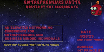 Entrepreneurs Unite Hosted By Toy Records NYC primary image