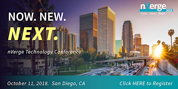 nVerge 2018 - unique technology conference for business execs and end-users