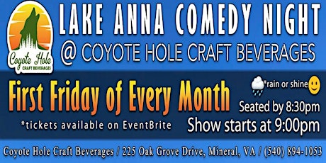 Lake Anna Comedy Night @ Coyote Hole