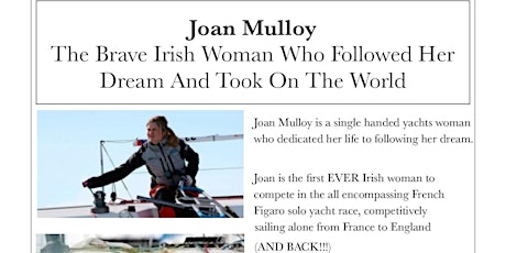 Joan Mulloy is coming to Ballymun! Inspirational talk not to be missed  primary image