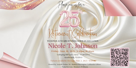 Join Us for a Retirement Celebration to Honor Deputy Nicole T. Johnson