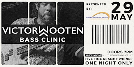 Victor Wooten Bass Clinic primary image