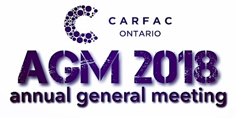 Imagem principal do evento CARFAC Ontario's AGM and “Copyright for Visual Artists” Presentation and Discussion