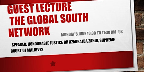 GLOBAL SOUTH NETWORK SECOND GUEST LECTURE