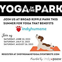 Primaire afbeelding van Yoga in the Park Benefiting IndyHumane
