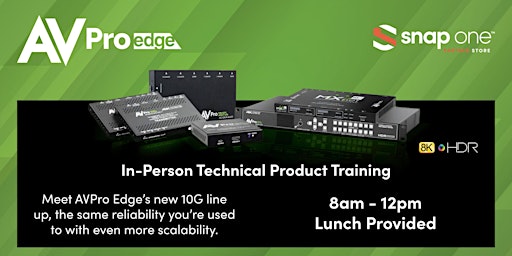 In-Person Technical Product Training - Irvine