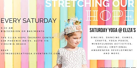 Stretching Our Hope: Saturday Yoga @ Eliza's  primary image
