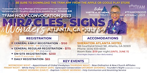 2023 TFAM Holy Convocation "Miracles, Signs & Wonders" primary image