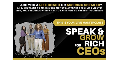 Imagem principal do evento Become A Camera Confident CEO- Amplify Your Message & Make Your Mark!