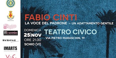 Fabio Cinti - La voce del padrone - un adattamento gentile Fabio Cinti - La voce del padrone - un adattamento gentile