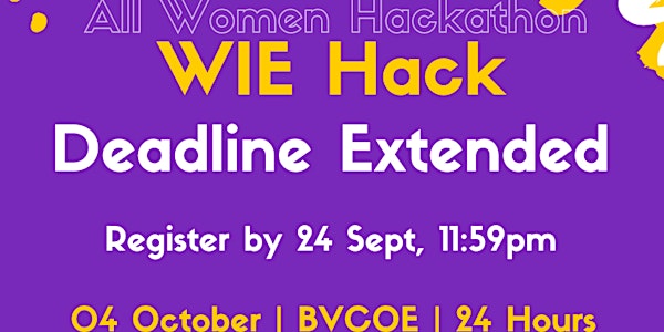 WIEHack: All Women Development Hackathon