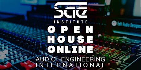 SAE Institute Wien - "Audio International" - Open House ONLINE