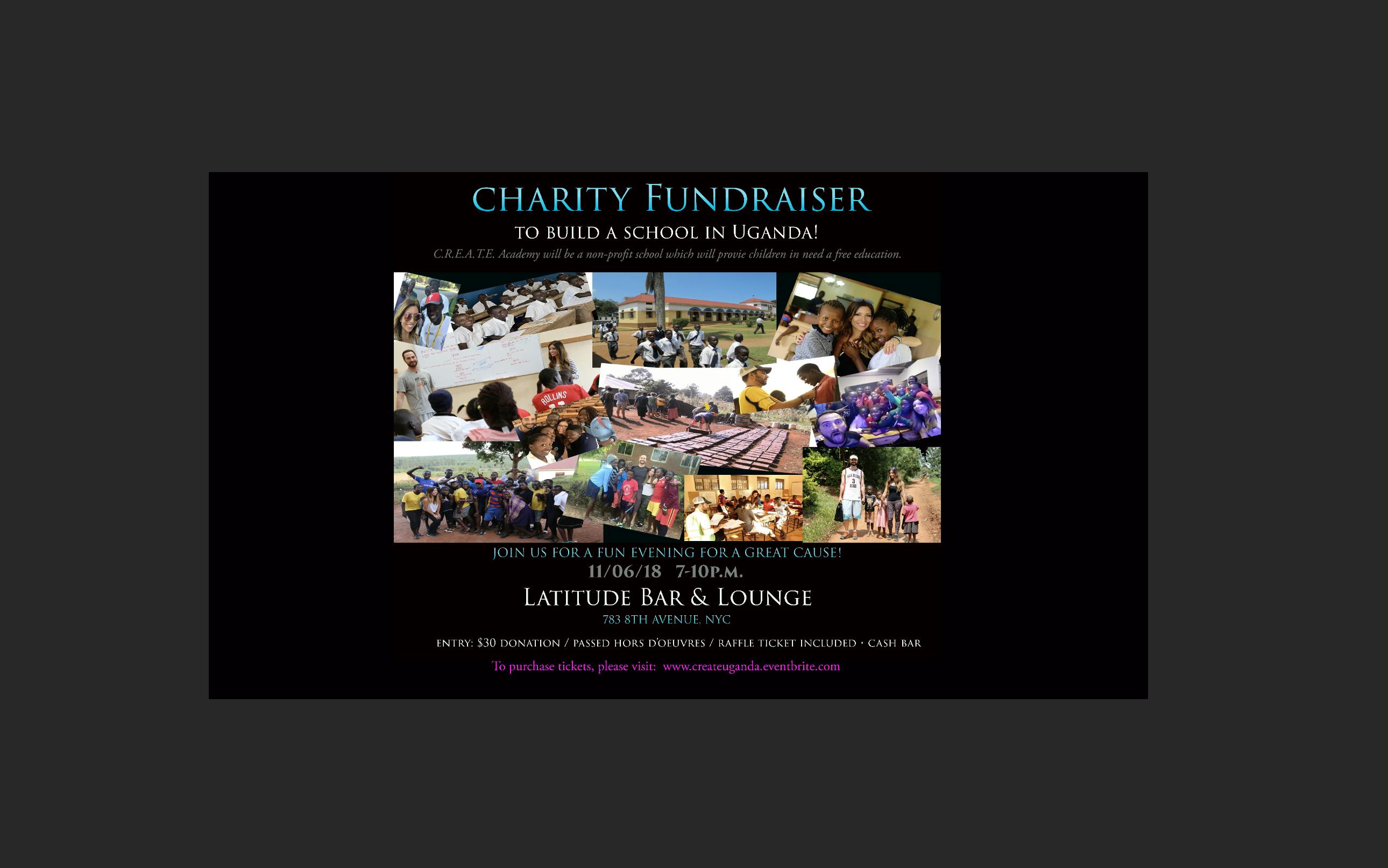 c r e a t e academy fundraiser 6 nov 2018
