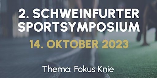 2. Schweinfurter Sportsymposium 2023 primary image