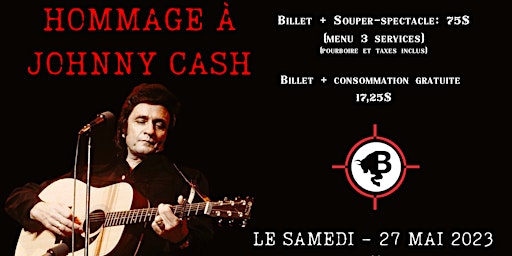 Hommage à Johnny Cash // Souper-spectacle primary image
