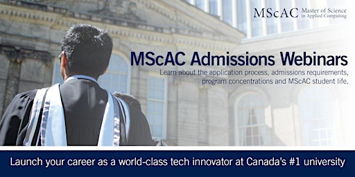 MSc in Applied Computing Admissions Webinar primary image