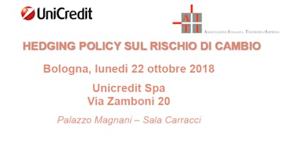 Hedging policy sul rischio cambio Hedging policy sul rischio cambio