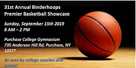 COACHES REGISTRATION -  31ST ANNUAL BINDERHOOPS PREMIER BASKETBALL SHOWCASE primary image