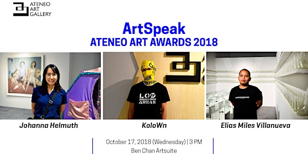 ArtSpeak: Ateneo Art Awards 2018