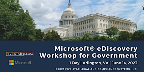 US Government Microsoft 365 eDiscovery Workshop