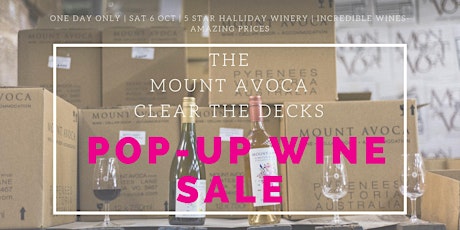 Mount Avoca Pop Up Wine Sale  primary image