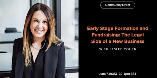 Early Stage Formation and Fundraising: The Legal Side of a New Business primary image