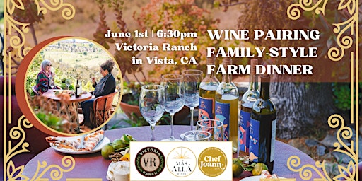 Wine Pairing & 5-Course Family-Style Farm Dinner primary image