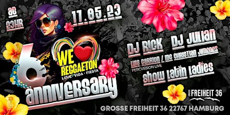 WE LOVE REGGAETON 6 ANNIVERSARY primary image