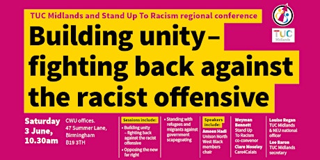 Building unity – fighting back against the racist offensive primary image