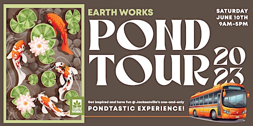Pond Tour 2023!  Jump on the Bus for a Pondtastic Day!
