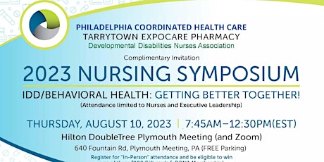 IDD/Behavioral Health: Getting Better Together | Plymouth Meeting PA