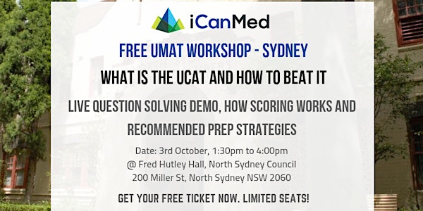 Free Syd UCAT workshop: What is the UCAT and how to beat it