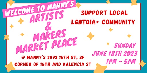 Artists and Makers Market at Manny's primary image