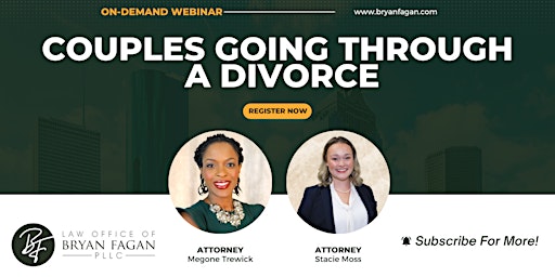 ON-DEMAND WEBINAR: Couples Going Through A Divorce primary image