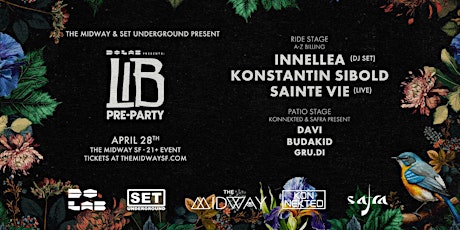 Light In The Bottle Pre-Party w/ INNELLEA (Afterlife) + SAINTE VIE live primary image