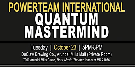 Quantum Mastermind - PowerTeam International primary image