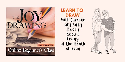 The Joy of Drawing Intro to Drawing Live-Streamed Workshop primary image