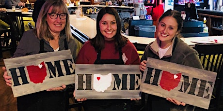 Paint and Sip in Kirtland | Pre-Traced OHIO HOME Wood Sign Painting Party