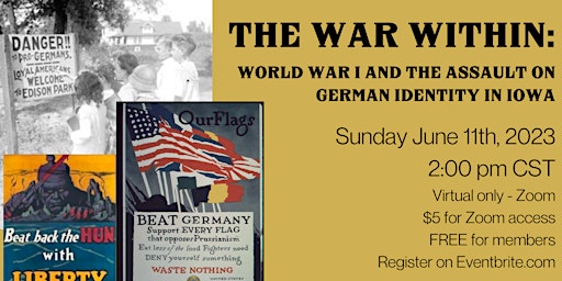 The War Within: World War I and the Assault on German Identity in Iowa primary image