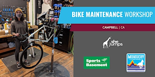 Imagen principal de SheJumps x Sports Basement | Basic Bike Mechanics Workshop | CA
